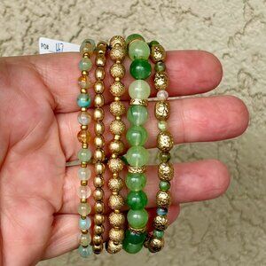 Stylish Beaded Stretchy Bracelet Set